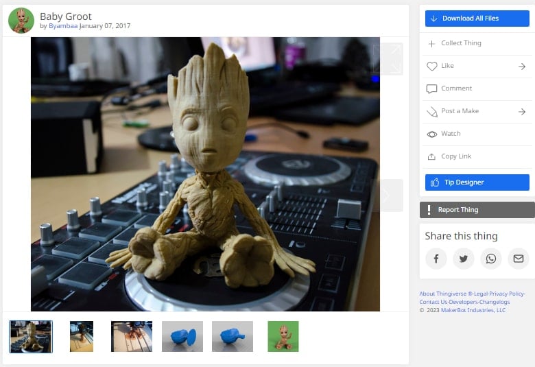 Free 3D Printer Files for Ender 3 - Baby Groot - 3D Printerly