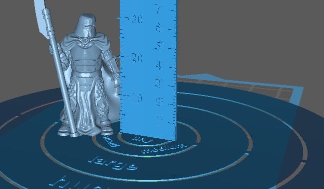 How to Scale a Miniature for 3D Printing - Miniature at 28mm Scale - 3D Printerly