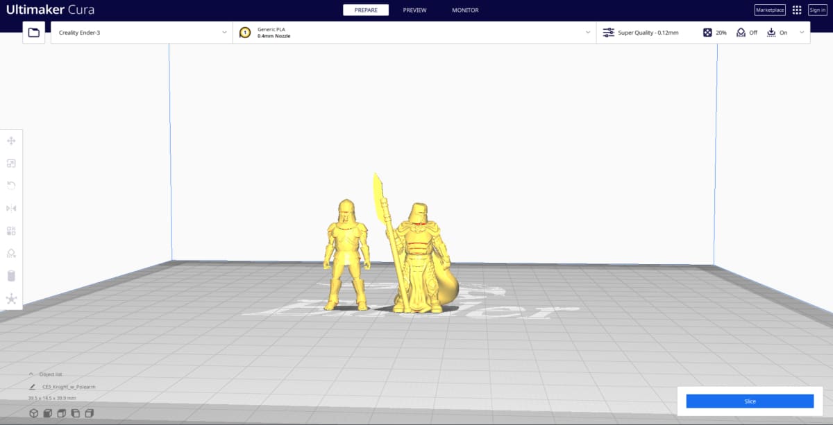 How to Scale a Miniature for 3D Printing - Sir Scalesby and Knight at the Same Size- 3D Printerly