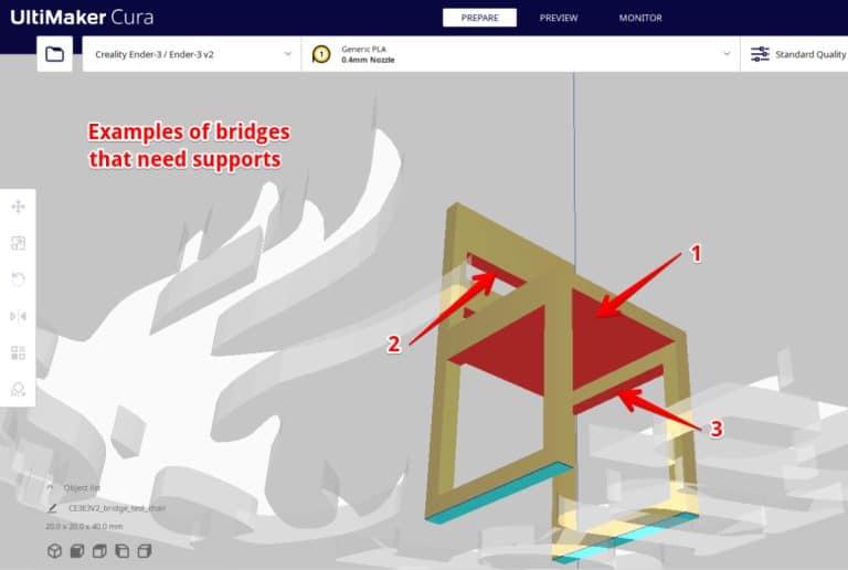 Support Width When Should I Use Supports on 3D Prints? 6 Reasons - 3D Printerly