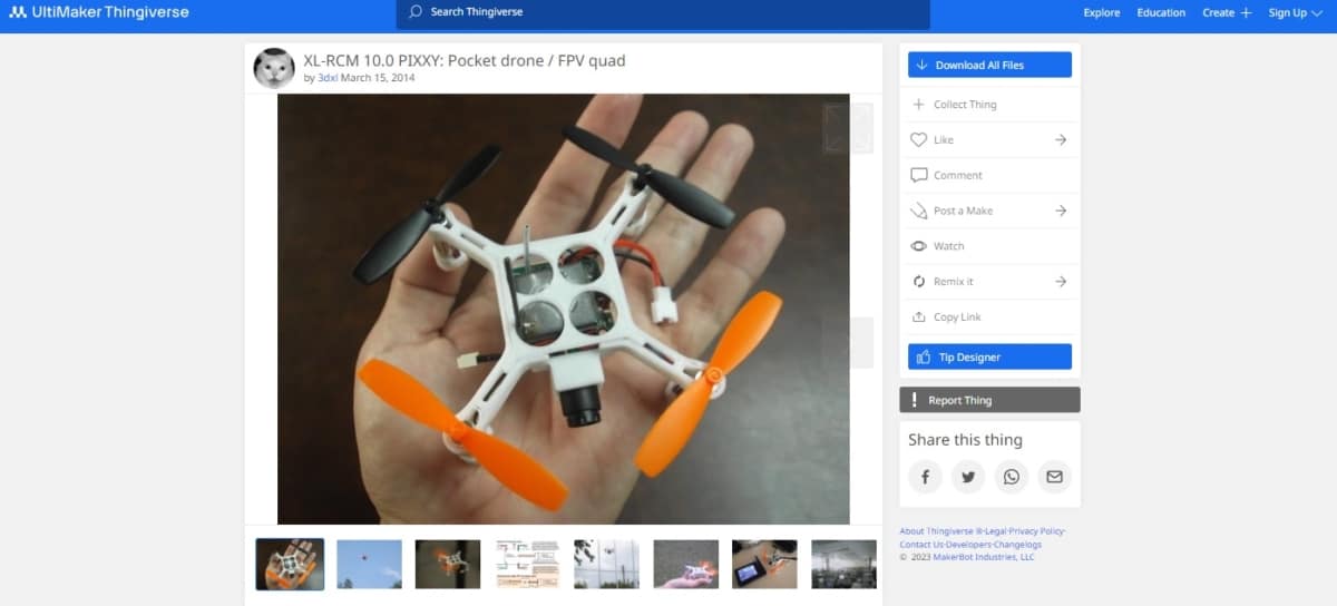 7 Best 3D Printed Drones - XL-RCM 10.0 PIXXY Pocket drone - 3D Printerly