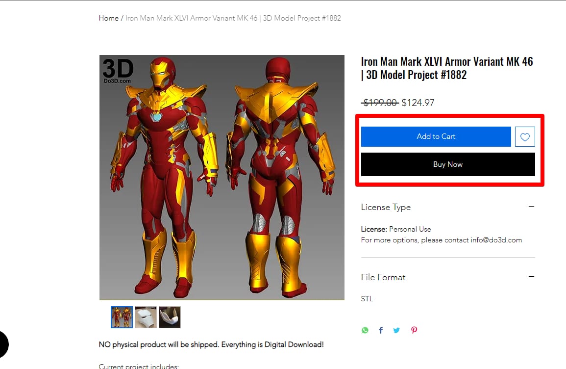 How to 3D Print an Iron Man Suit - Do3D Files Add to Cart or Buy - 3D Printerly