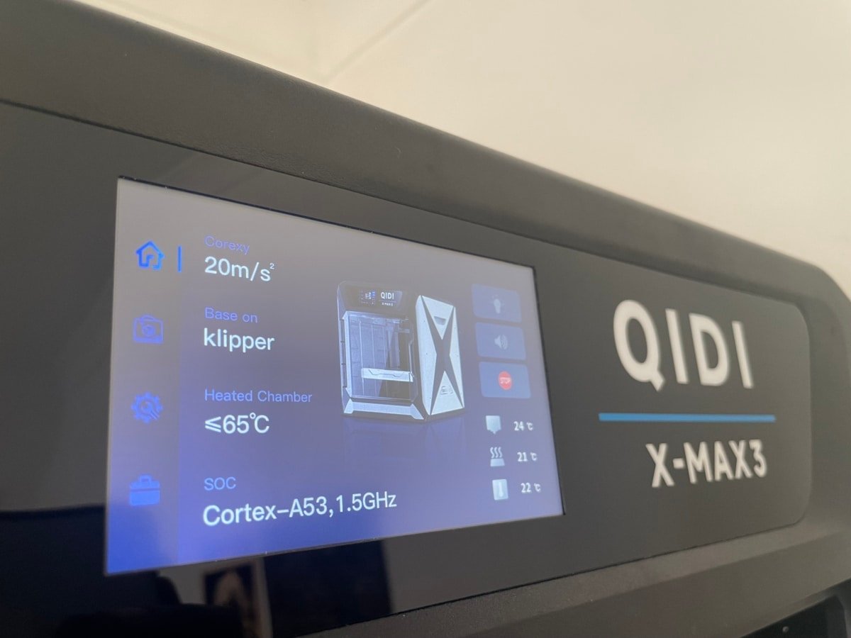 Qidi X-Max 3 Review - 5-Inch Touchscreen - 3D Printerly